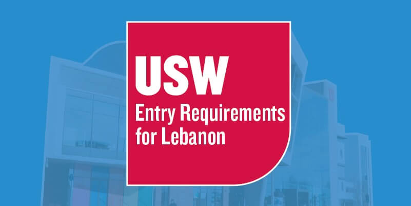 USW Entry Requirements for Lebanon